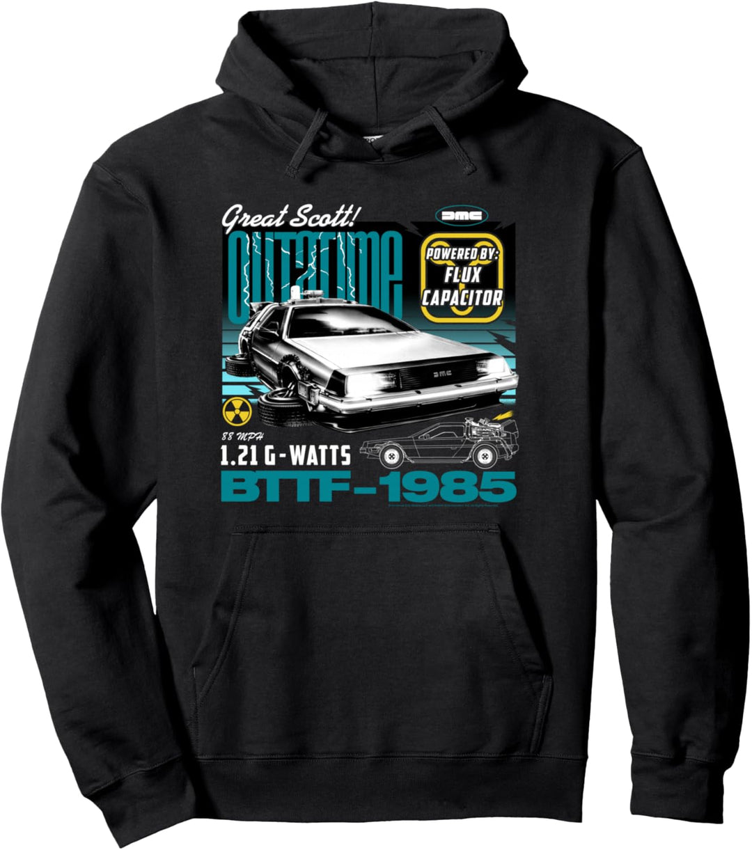 Back to the Future Flux Capacitor Pullover Hoodie