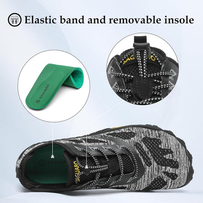 SAGUARO Barfussschuhe Herren Minimalistische Traillaufschuhe Damen Laufschuhe Outdoor Sport Fitnesss