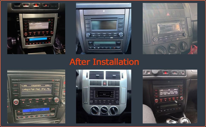 SCUMAXCON Autoradio Audio Stereo RCN210 für VW Golf MK4 Polo Passat B5 USB MP3 AUX SD Integriertes B