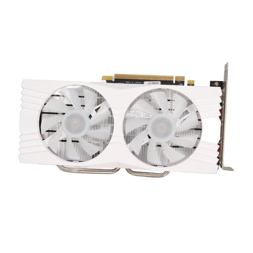Elprico RX 580-Grafikkarten, 8 GB, GDDR5, 256 Bit, PC-Gaming für Radeon-Grafikkarte für, Dual-Fan-DP