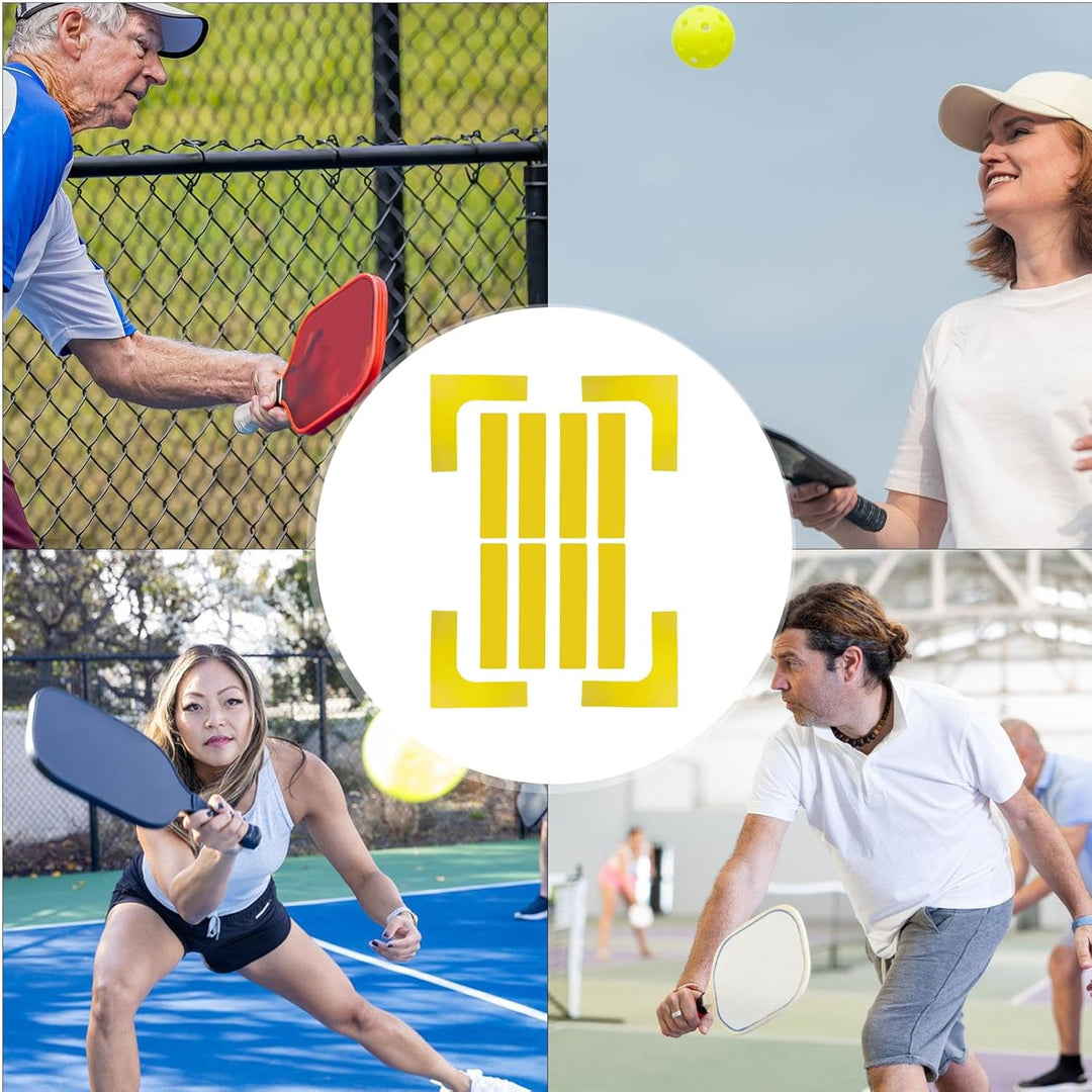Pickleball Spielfeld Markierungs Kit | Tragbares Markierungs-Set Für Pickleball Court Outdoor - ruts