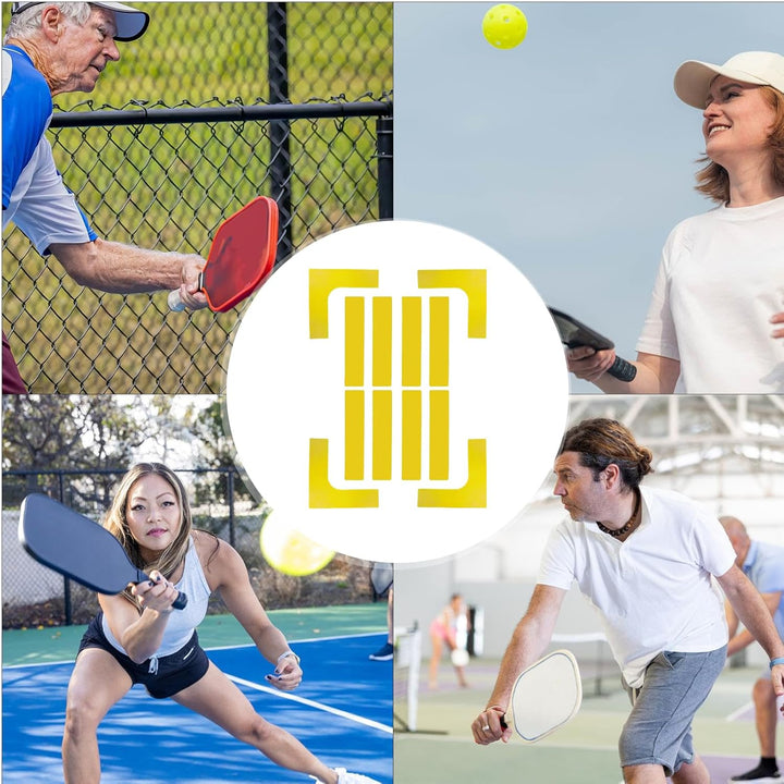 Pickleball Spielfeld Markierungs Kit | Tragbares Markierungs-Set Für Pickleball Court Outdoor - ruts