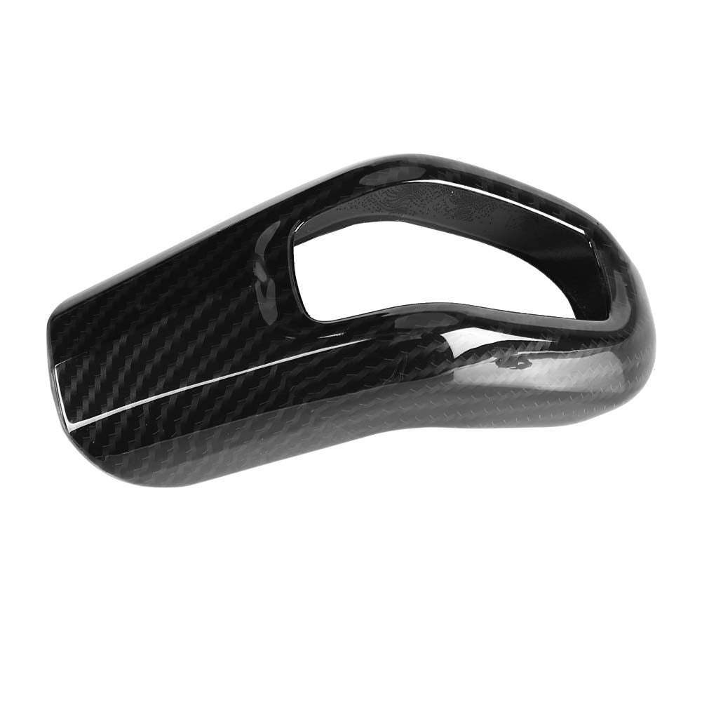 Dioche Schalthebelabdeckung Trim, Carbon Fiber Style Auto Schaltknauf Abdeckung Trim für Land Rover