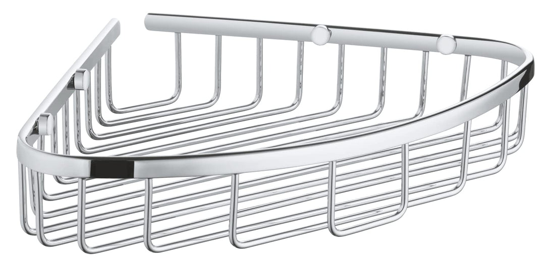GROHE Start Cosmopolitan - Seifenkorb (Material: Metall, für Eckmontage, inkl. Schrauben und Dübel),