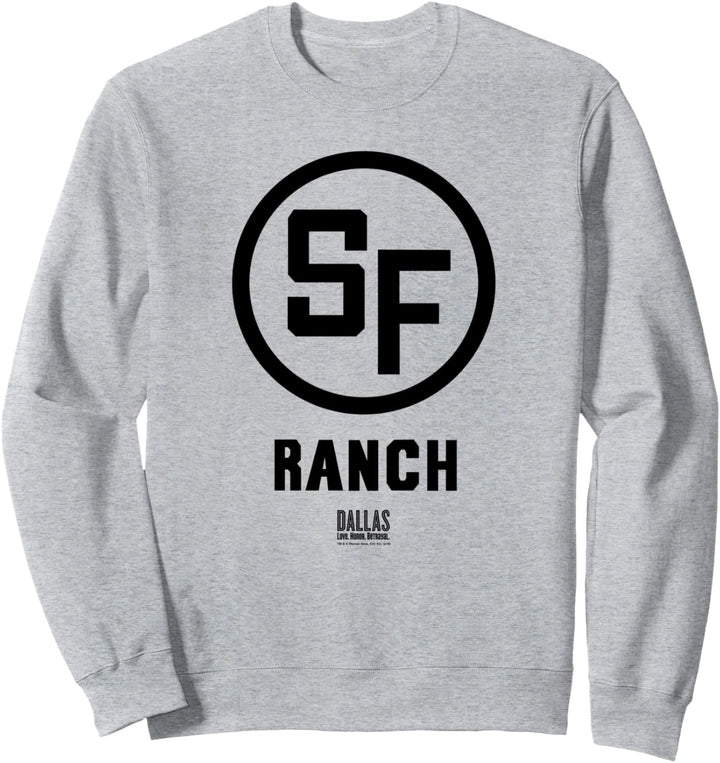 Dallas TV Series Southfork Ranch Gray Sweatshirt