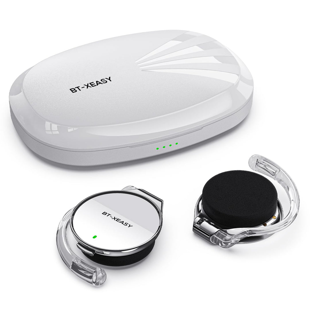 Open Ear Kopfhörer mit Mikrofon Bluetooth 5.4-52 Std Spielzeit, Kabelloses Over Ear Kopfhörer für Sp
