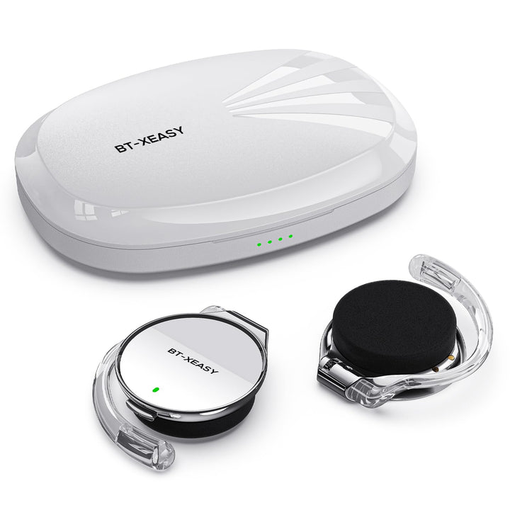 Open Ear Kopfhörer mit Mikrofon Bluetooth 5.4-52 Std Spielzeit, Kabelloses Over Ear Kopfhörer für Sp