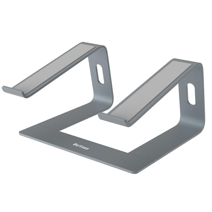 BoYata Laptop Ständer, Ergonomisch Aluminium Notebook Ständer, Tragbarer Belüfteter Laptop Halterung
