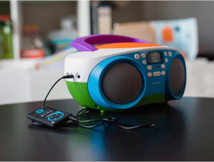 Lenco SCD-41 - CD-Player für Kinder - CD-Radio - Stereoanlage - Boombox - UKW Radiotuner - USB Ansch