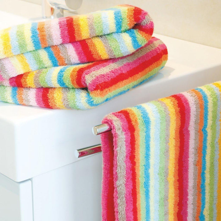 CAWÖ Home Handtücher Life Style Streifen 7008 Multicolor - 25 Saunatuch 70x180 cm, Saunatuch 70x180