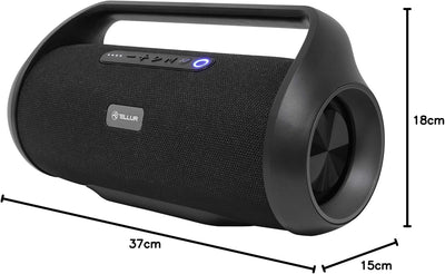 TELLUR Obia Bluetooth Lautsprecher Gross, 50W, Musikbox Bluetooth mit True Wireless Stereo, IPX5 Spr