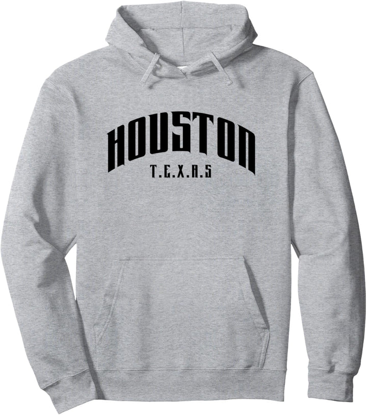 Cool Houston Texas USA Illustration Novelty Graphic Designs Pullover Hoodie
