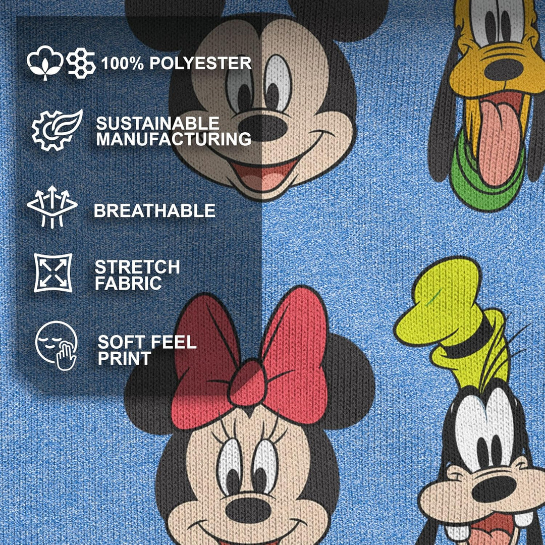 Disney Jungen Always Trending Stack Hoodie, S Königsblau Meliert