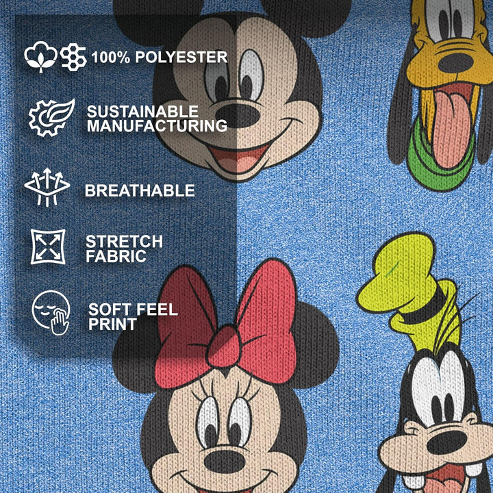 Disney Jungen Always Trending Stack Hoodie, S Königsblau Meliert