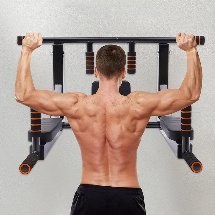 Multigriff Klimmzug Stangen Klimmzugstange Dip Station Pull Up Bar Wandmontage Power Wall Mounted Ho
