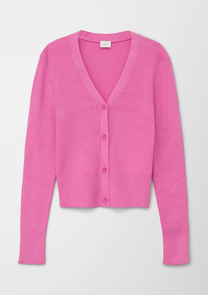 s.Oliver Junior Girl's Strickjacke, Langarm, PINK, 164