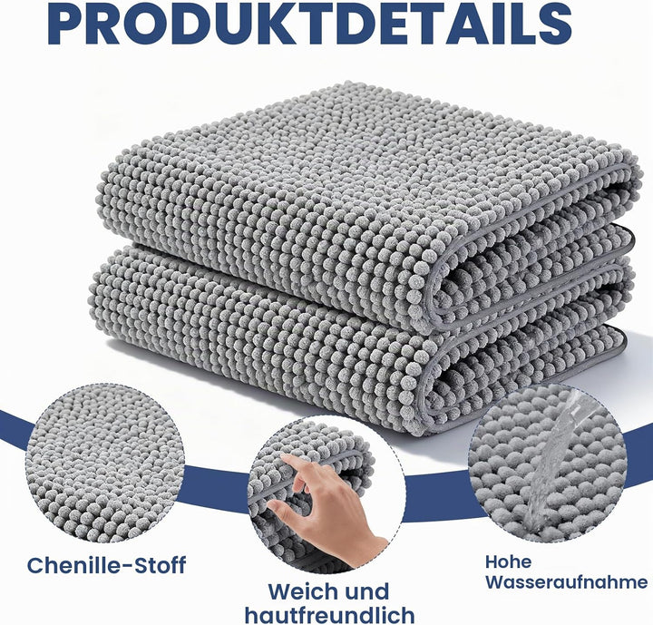 2 Stück Pipipads Meerschweinchen Unterlage, 60 × 40cm Welpenunterlagen Waschbar PIPI Pads Kaninchen