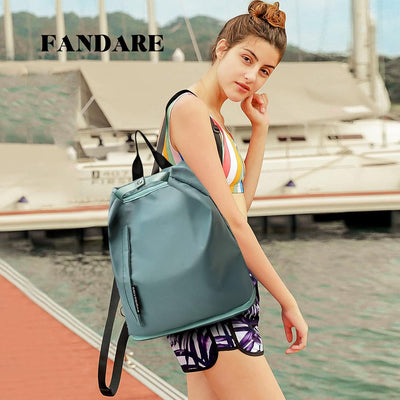 FANDARE Fitnessstudio-Rucksack Handgepäck Sporttasche Übernachtung Reisetaschen Handtasche Damen Her