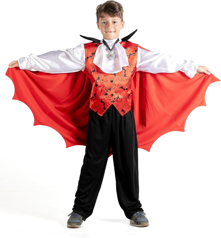 Ciao 61190.5-7 Disguise, Red, Black, White, 5-7 Years 5-7 Jahre Vampire Lord, 5-7 Jahre Vampire Lord