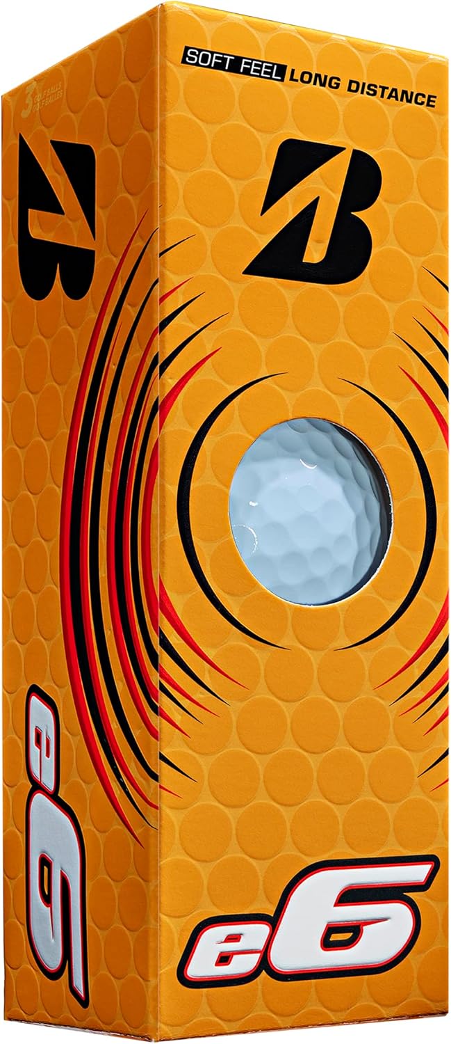 Bridgestone e6 Golfbälle (1 Dutzend) E6 Weiss Weiss, E6 Weiss Weiss