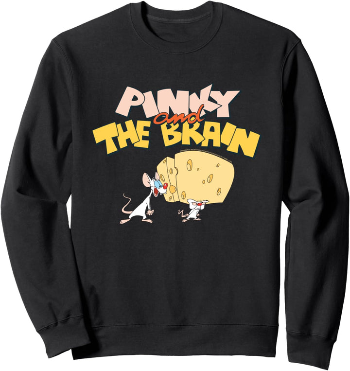 Animaniacs Pinky and The Brain Cheese Head Sweatshirt