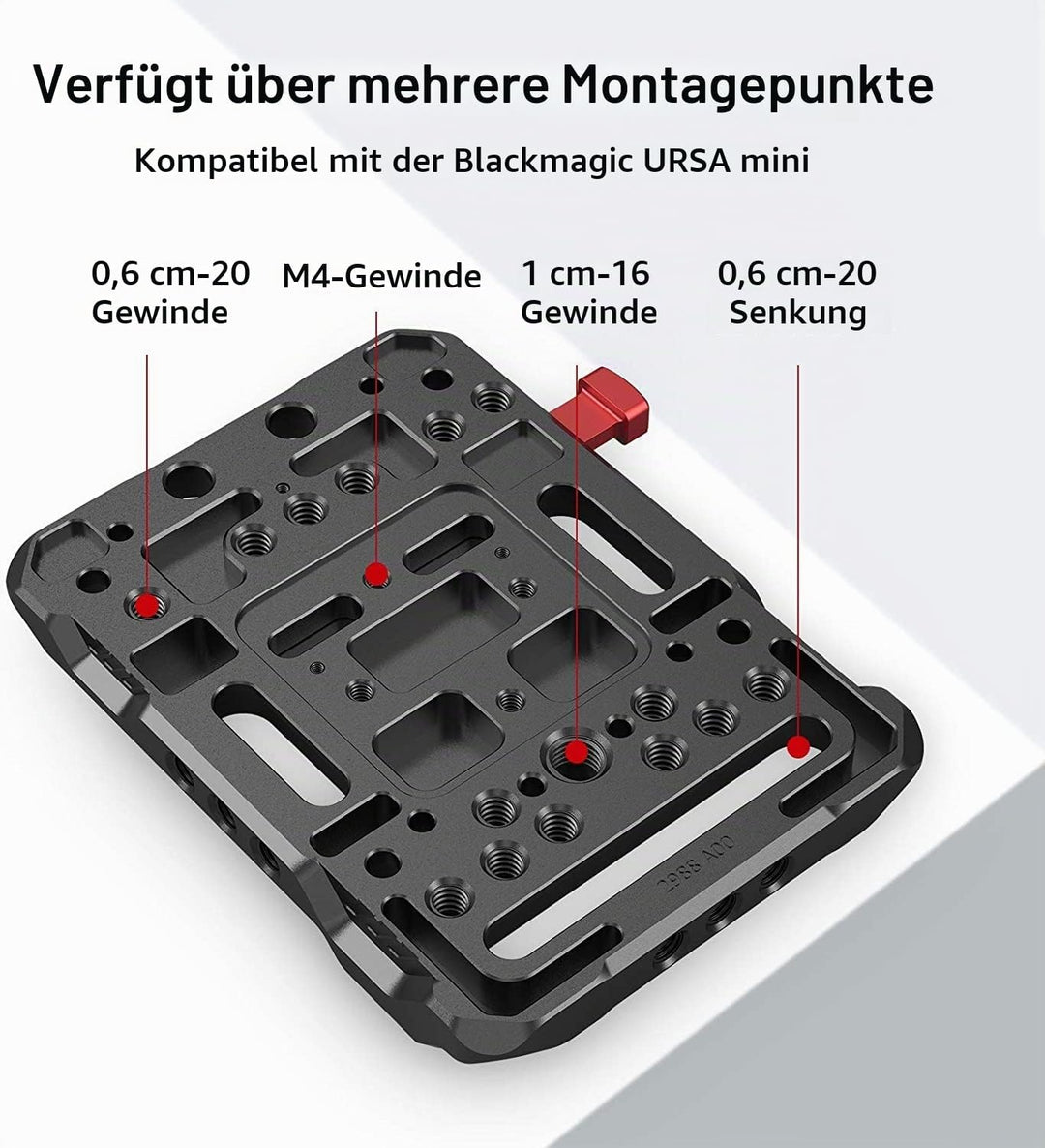 SMALLRIG V Mount Batterieplatte Baterry Palte - 2988