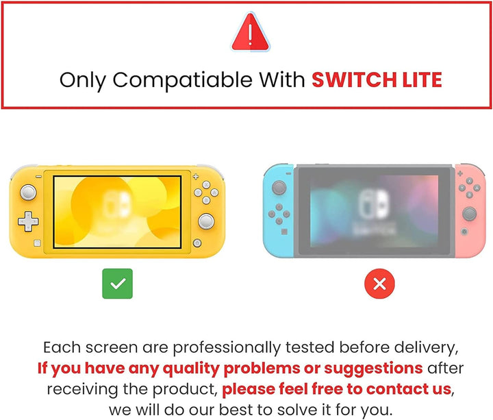 Ersatzbildschirm für Switch Lite, präzise Schnitte und Schnittstellen Professioneller Chipsatz, der