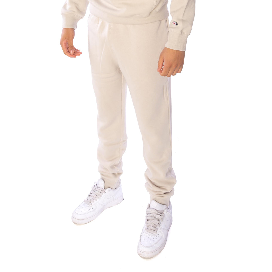 Champion Herren Authentic Pants C-Logo Trainingshose, Grigio Argento