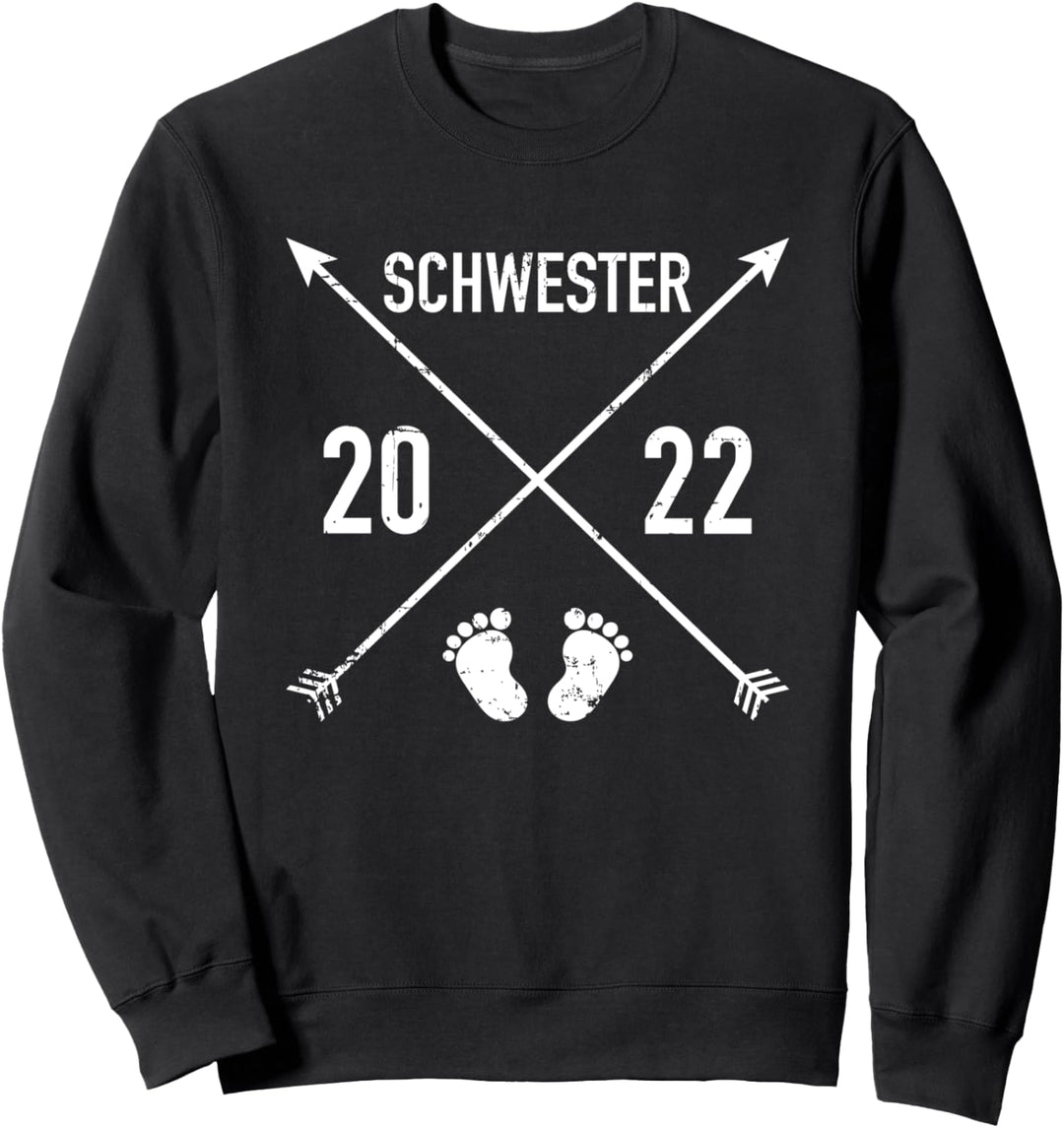 Schwester 2022 Hipster Sweatshirt