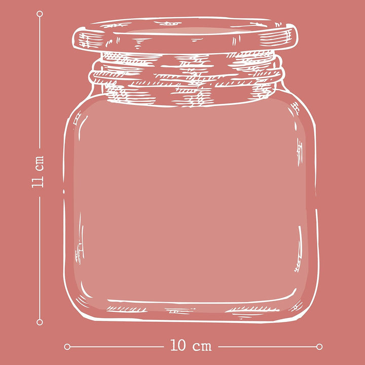 Duftkerze im Glas - Duftkerze im Glas mit Deckel - Originelle Geschenkkerze - 560 g - ± 100 Stunden