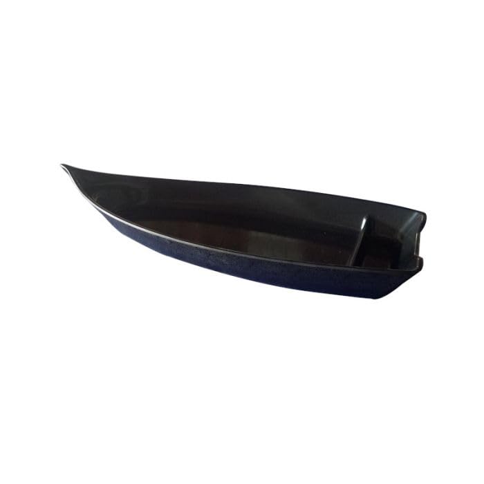 EFAY Sushi Boot schwarz Kamome aus Melamin 30,2 x 14,1 cm