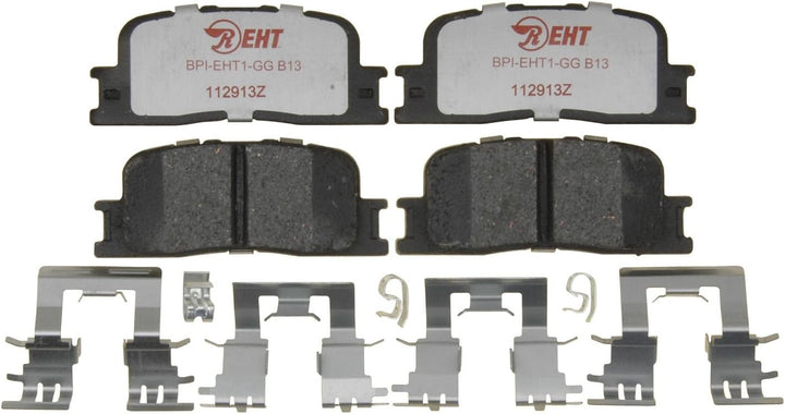 Premium Raybestos Element3 EHT™ Ersatz-Bremsbelagsatz hinten für Select Lexus ES300/ES330 und Toyota