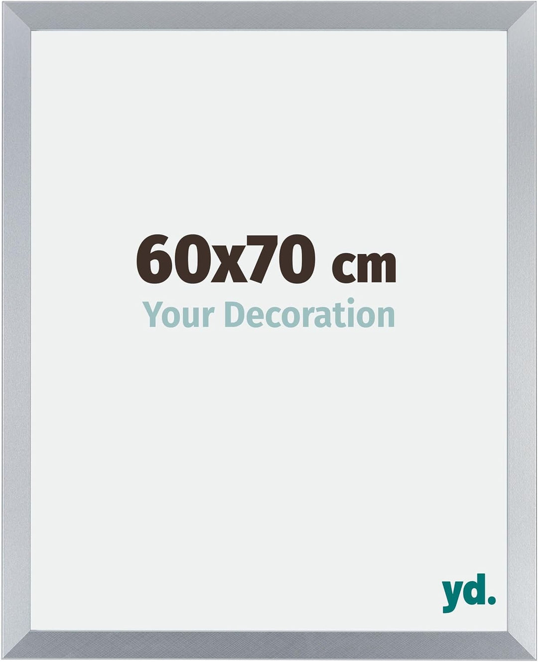 yd. Your Decoration - Bilderrahmen 60,00x70,00 cm - Bilderrahmen aus MDF mit Acrylglas - Antireflex