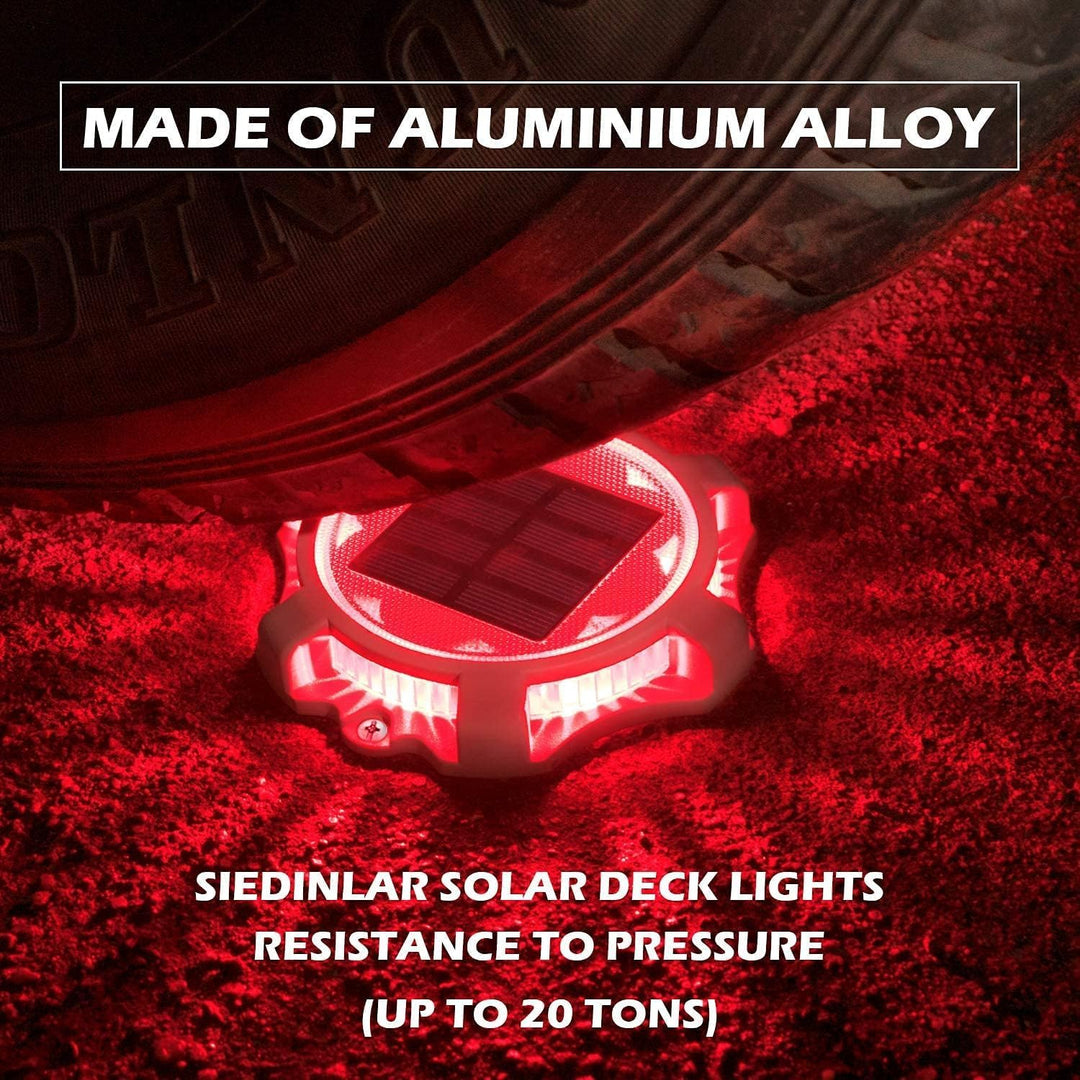 Siedinlar Solar Bodenleuchten Aussen Solarlampen 2 Modi LED Lampe Wasserdichte Garten Deko für Einfa