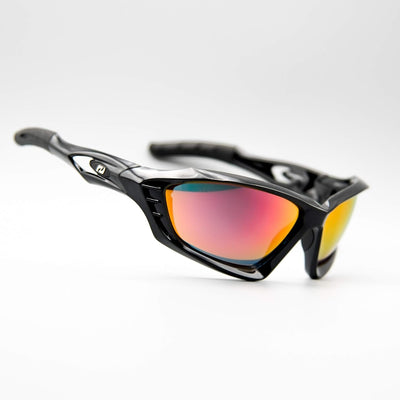 Daisan Elite fire verspiegelte Sportbrille Sonnenbrille