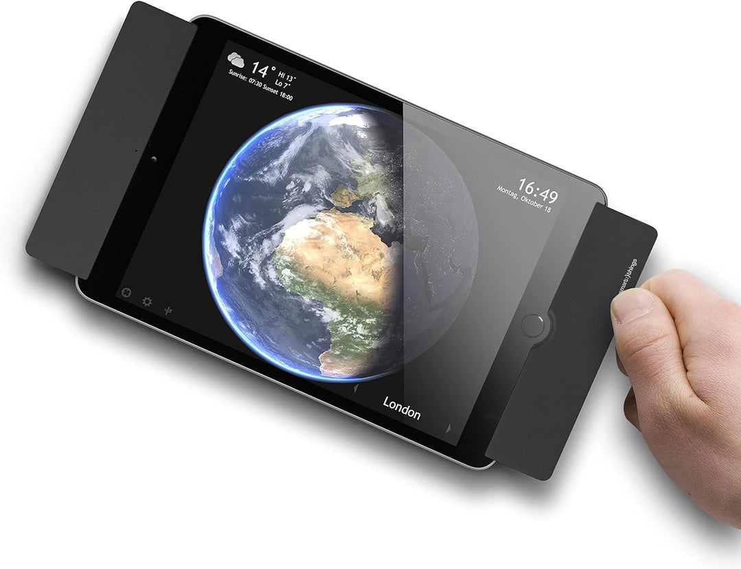 Smart things s18 b sDock mini4 schwarz 2.Generation - Abschliessbare, um 90° drehbare Wandhalterung,