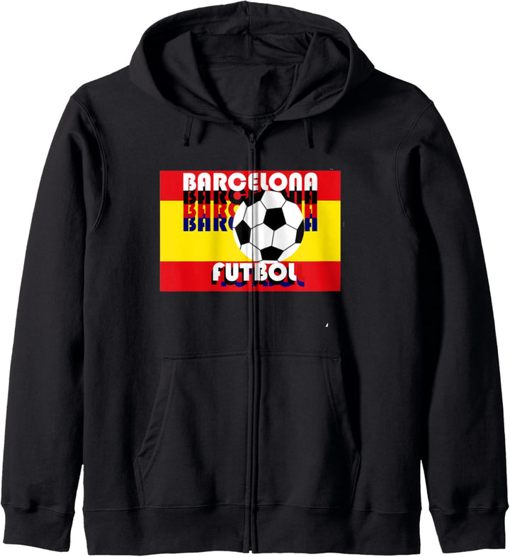 Barcelona-Futbol-Spanien-Vexillologie-Sommer-Frühling-2021 Kapuzenjacke