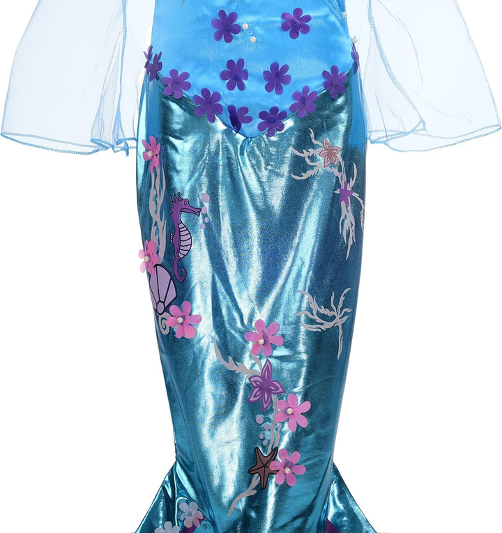 Lito Angels Prinzessin Meerjungfrau Kostüm Kleid Party Verkleidung Cosplay für Kleinkind Mädchen Grö