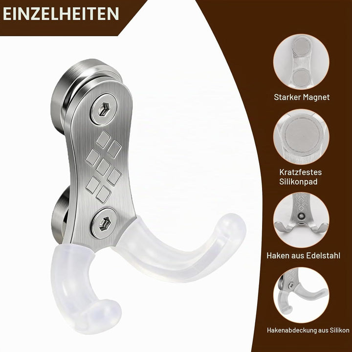 2 Stück Magnetischer Siebträger Halter, Siebträger Zubehör für Ninja Luxe Cafe Breville Maschinen, E