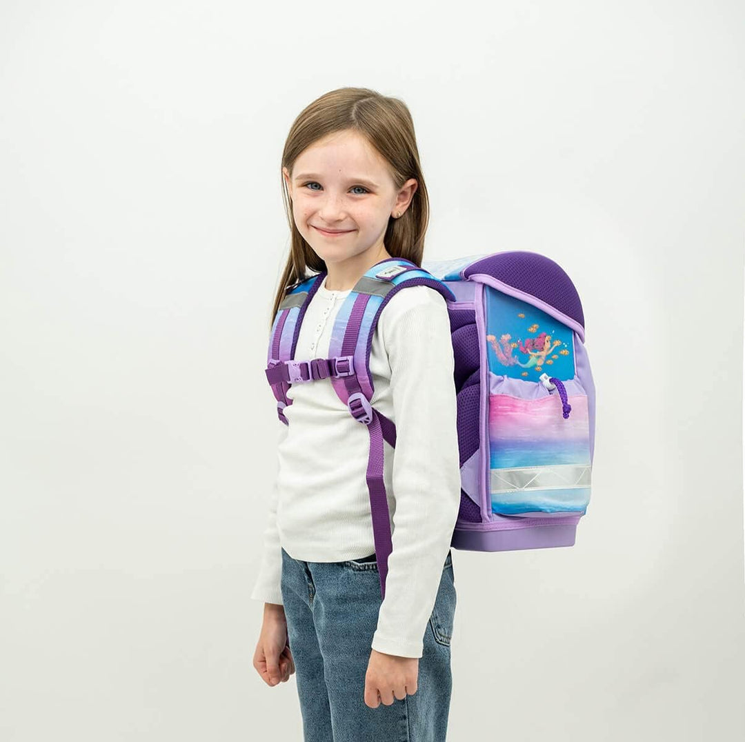 Belmil 403-13/AG/S Schulranzen Set 4 - teilig (Beautiful Mermaid)