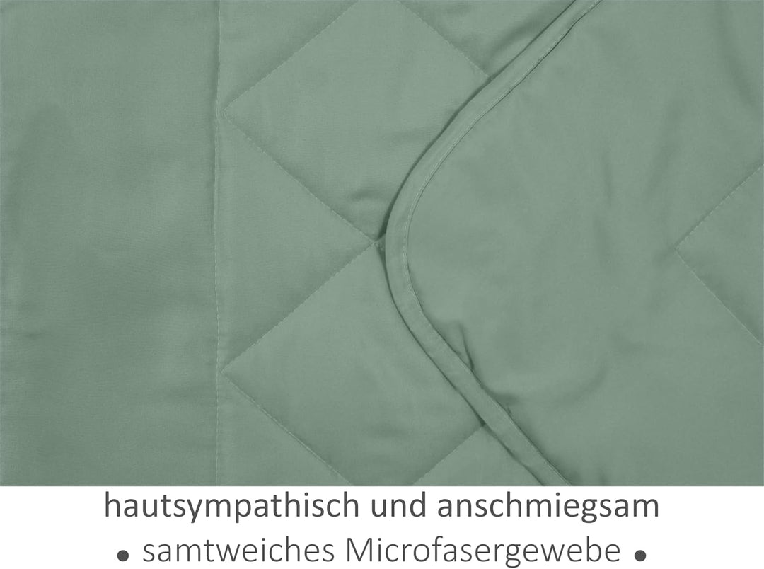 npluseins Sommerdecke 135x200 cm - dünne und leichte Bettdecke für den Sommer – Kühl schlafen – idea