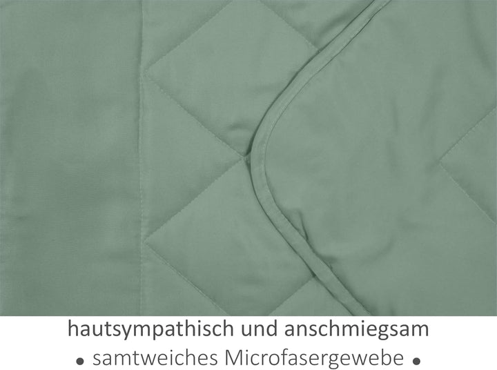 npluseins Sommerdecke 135x200 cm - dünne und leichte Bettdecke für den Sommer – Kühl schlafen – idea