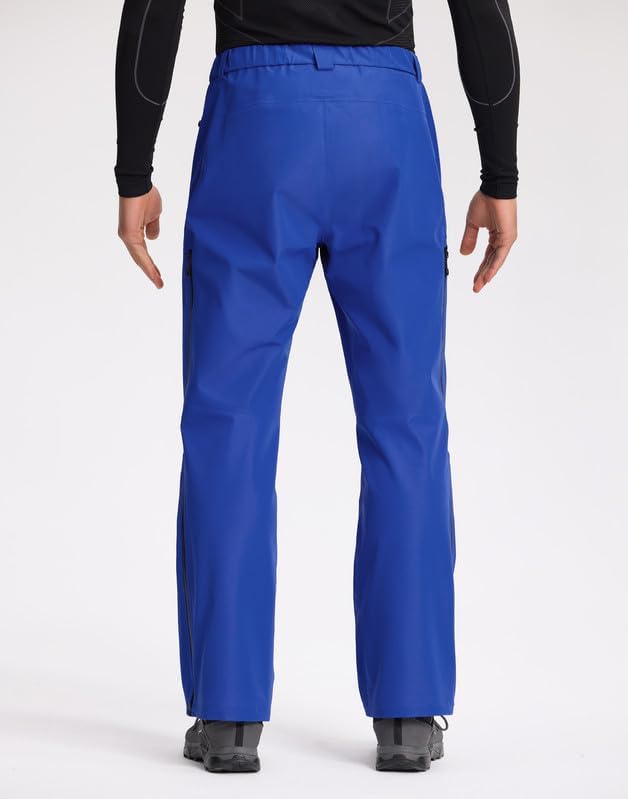 Pioneer Camp Regenhose Herren Wasserdicht 20000mm Fahrrad Überhose Winddichte Atmungsaktiv 3-lagige