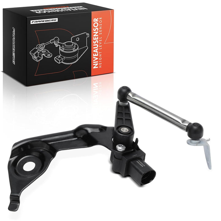 Frankberg Niveausensor Höhensensor mit Gestänge Hinten Links Kompatibel mit A4 8K2 B8 Allroad 8KH B8