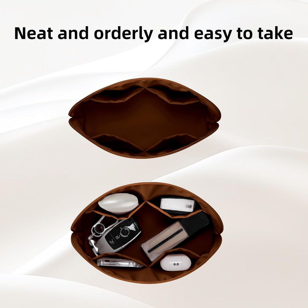 DGAZ Taschen Organizer Einsatz, Seide Innentasche für Alma BB/PM/MM, Leicht Taschenorganizer Shaper
