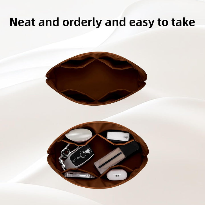 DGAZ Taschen Organizer Einsatz, Seide Innentasche für Alma BB/PM/MM, Leicht Taschenorganizer Shaper