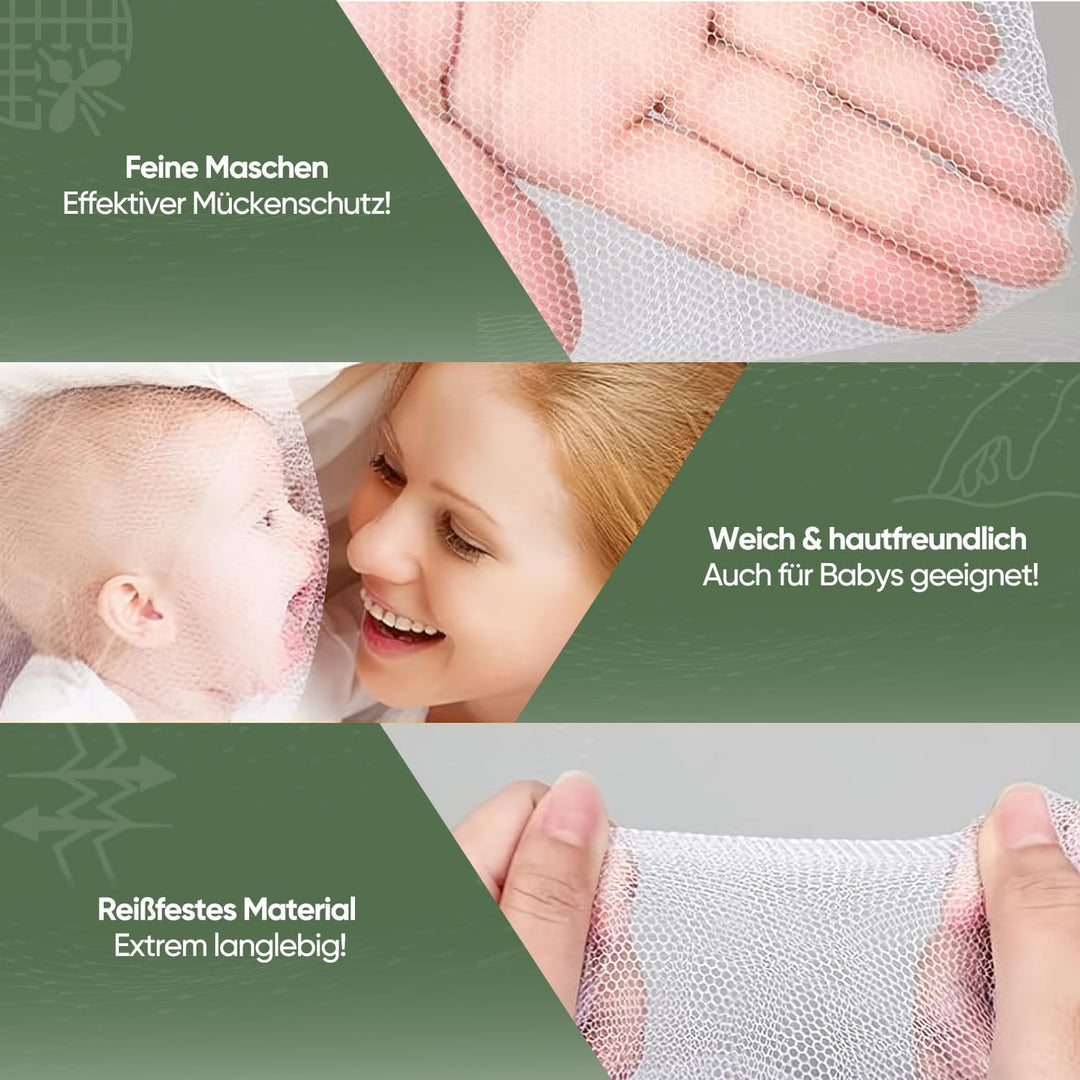 Sekey XXL Grosses Moskitonetz für Doppelbette kastenförmig Mesh Insektennetz für Innen und Aussen mi