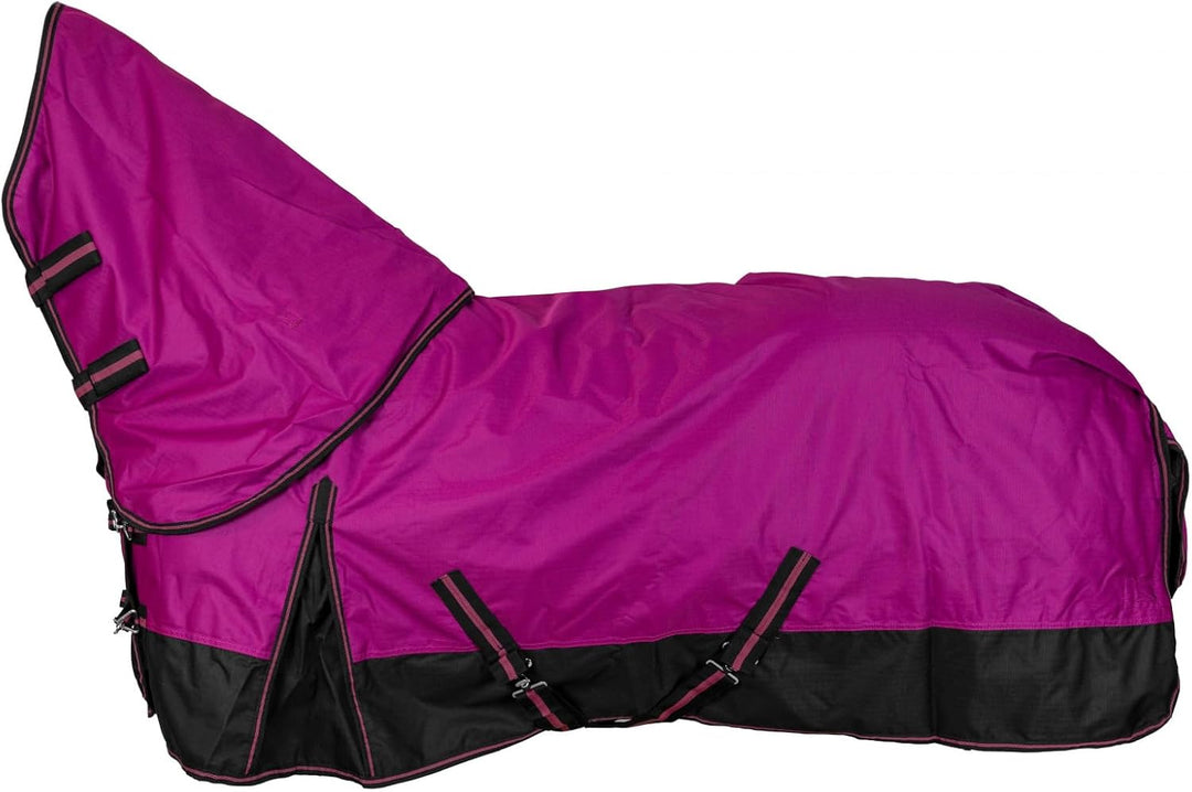 RL24 - Weidedecke Full Neck Basicline 600D Polarfleecefutter – als Regendecke & Übergangsdecke – was