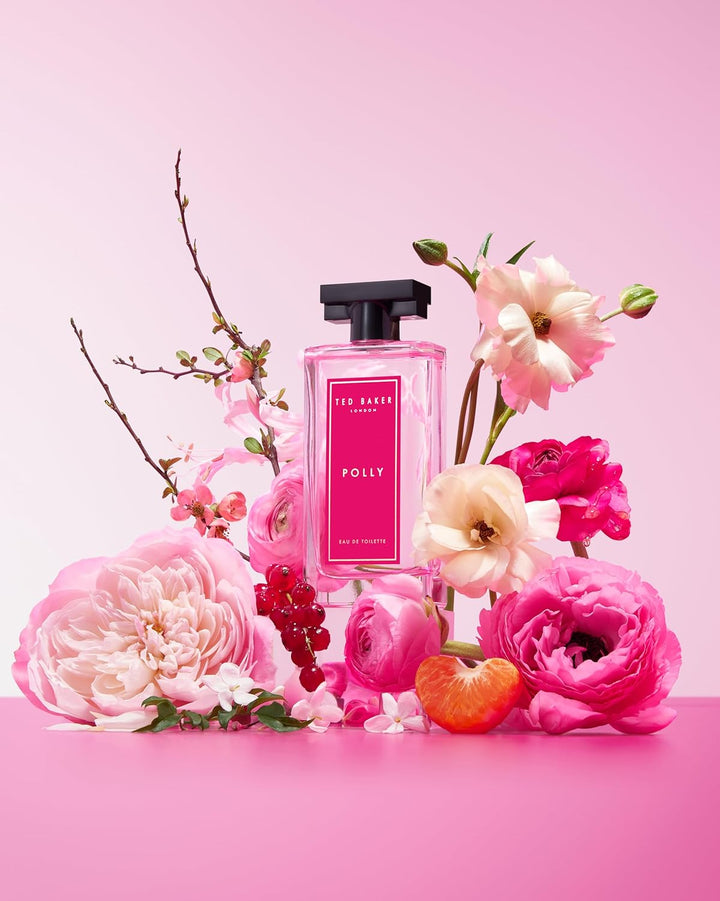 Ted Baker Floret Polly EDT, Pfirsich- und Mandarinen-Kopfnoten mit Jasmin- und Geissblatt-Basisnoten