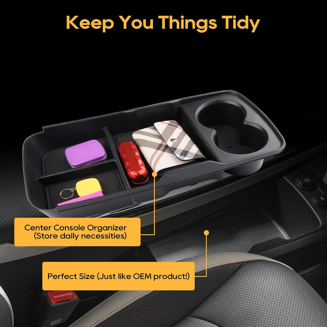 LFOTPP Kompatibel mit Kia EV6 2021 2022 2023 Mittelkonsole Aufbewahrungsbox, Armlehne Organizer Tray